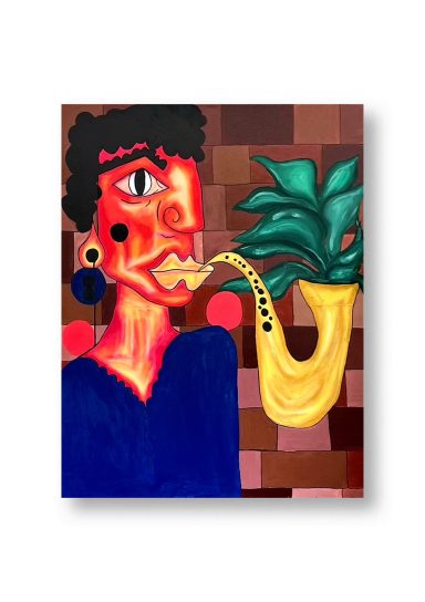 "La musicienne" - Vendu